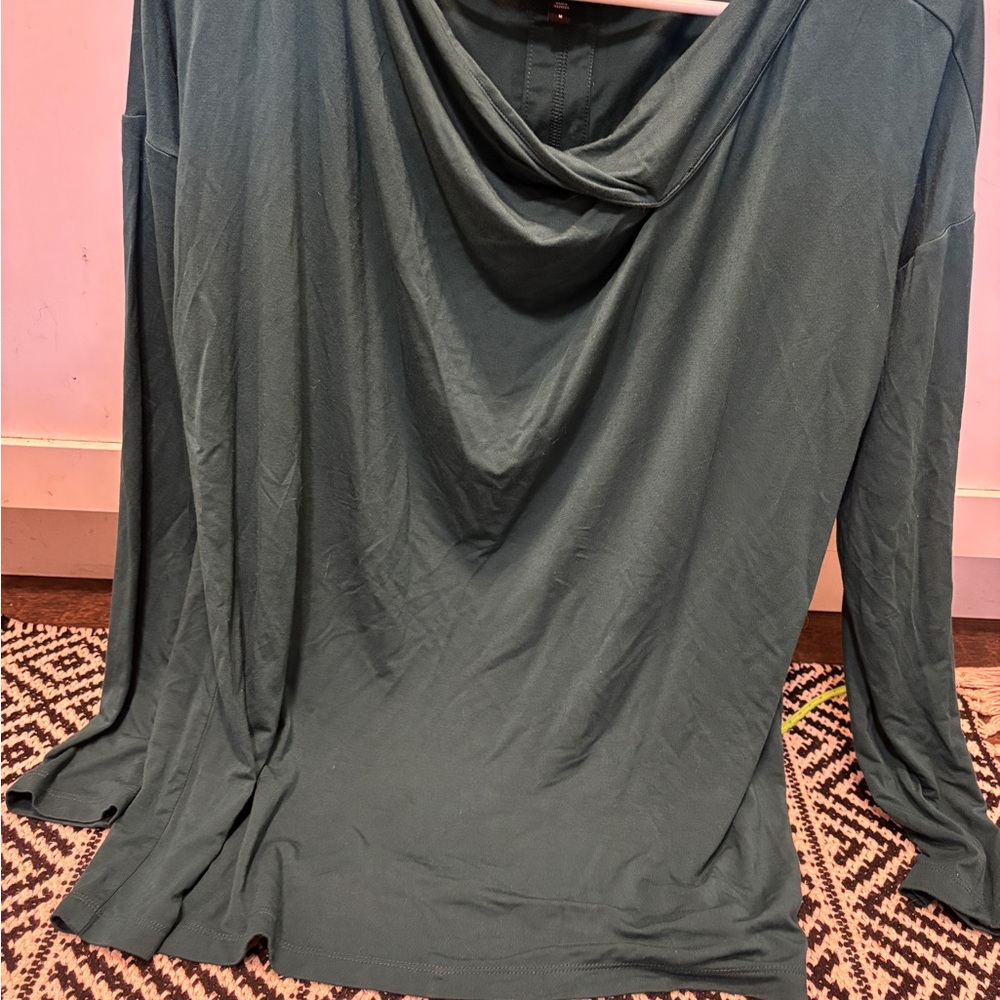 Express Teal Relaxed Fit Top